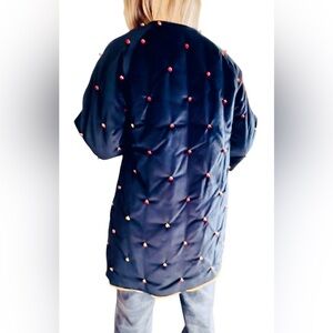 D&G  Black Quilted Jacket with crystals